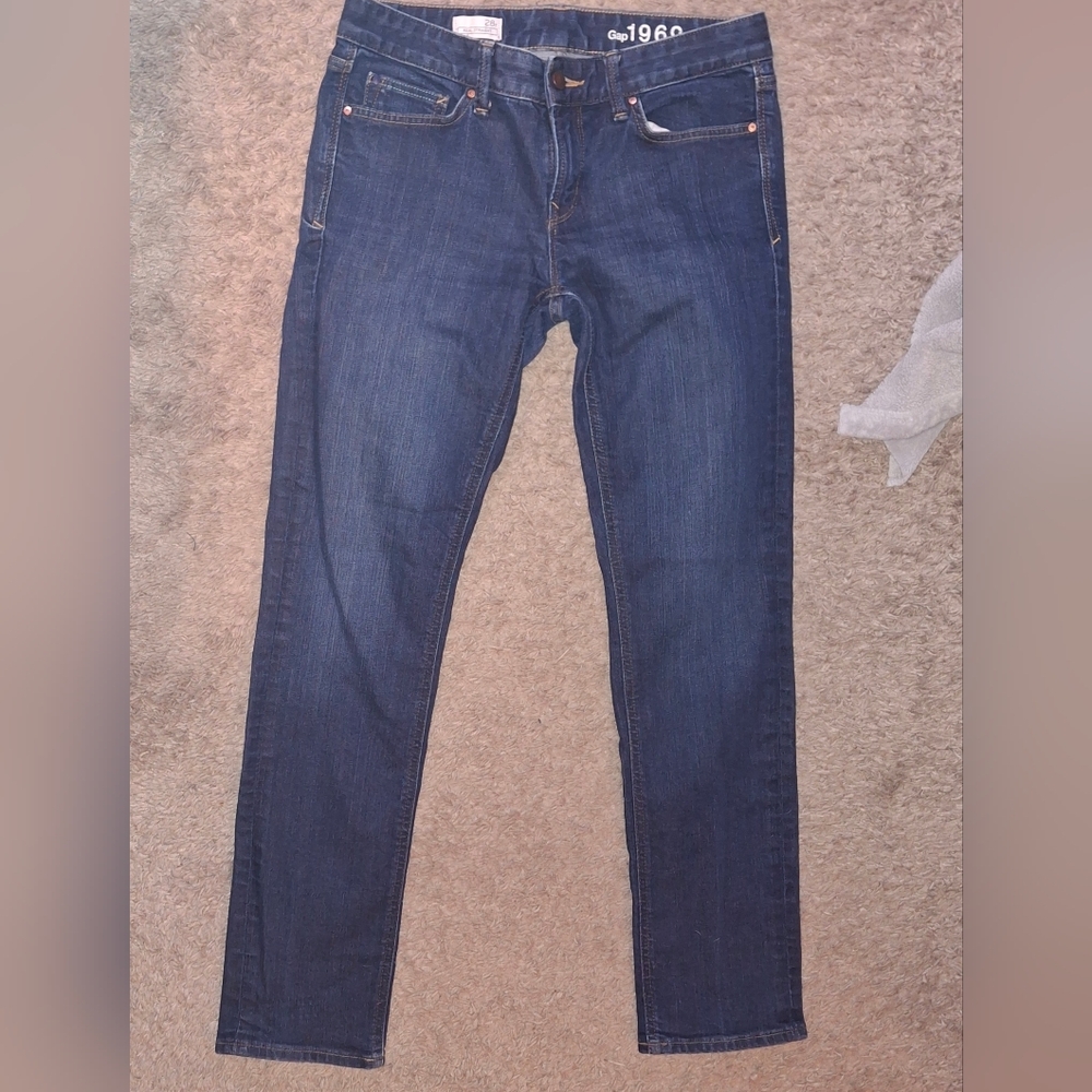 GAP 1969 Dark Blue Skinny Jeans